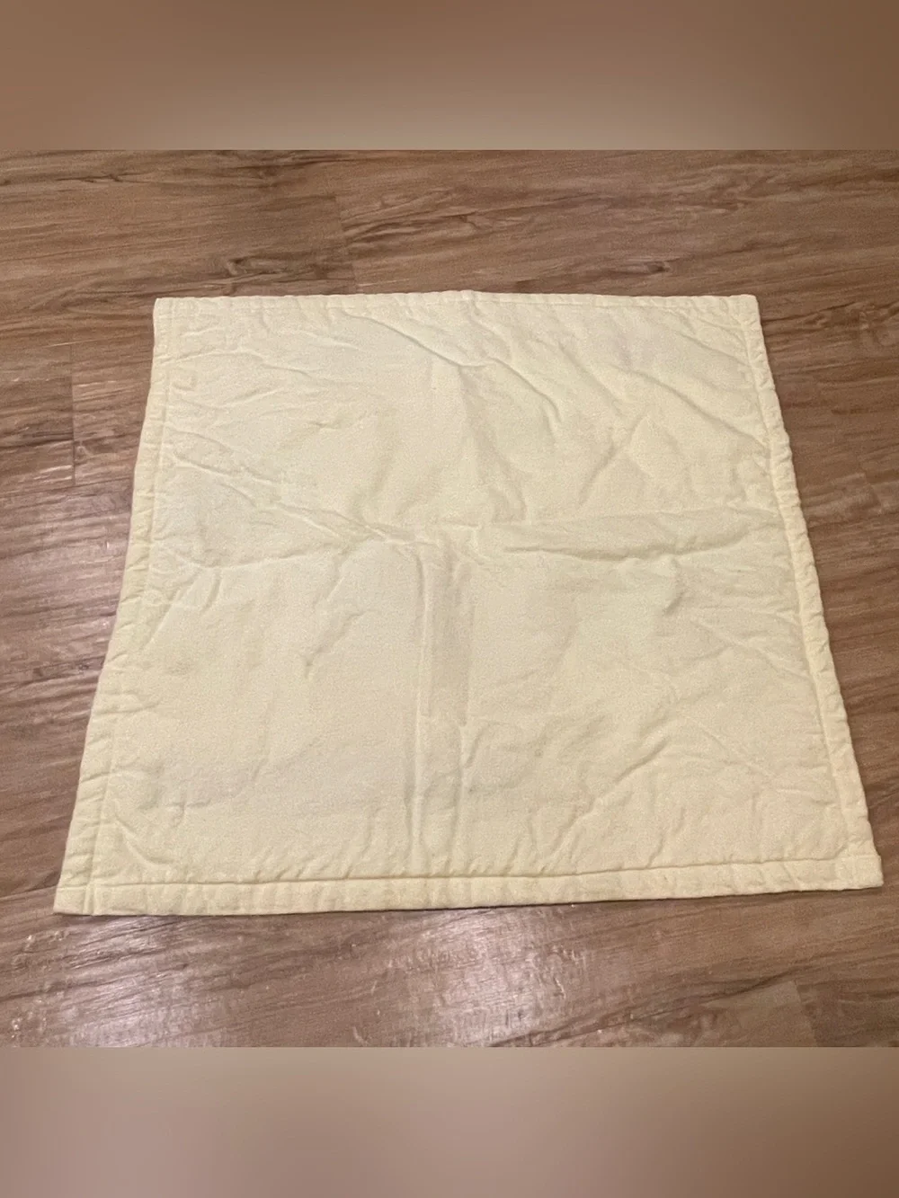 Handmade Baby Quilt Elephant Yellow Gingham Style Blanket 26